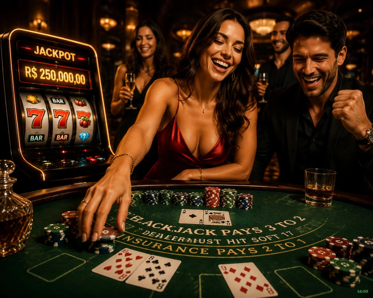 Big win animation on bb98 slot Jogo